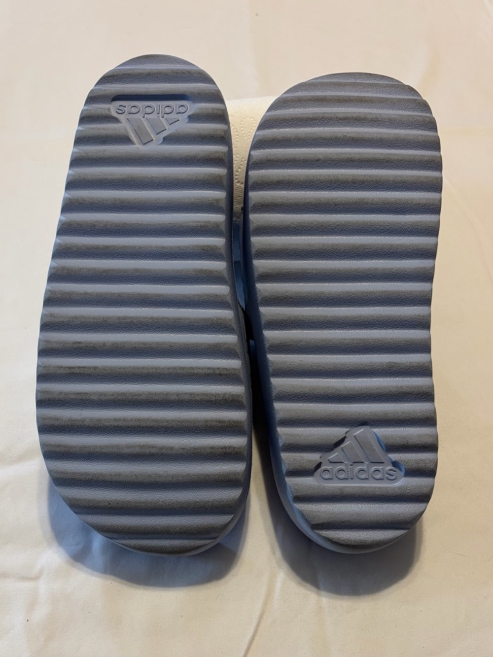 adidas Blue Light Blue Slide Sandals - Picture 3 of 6
